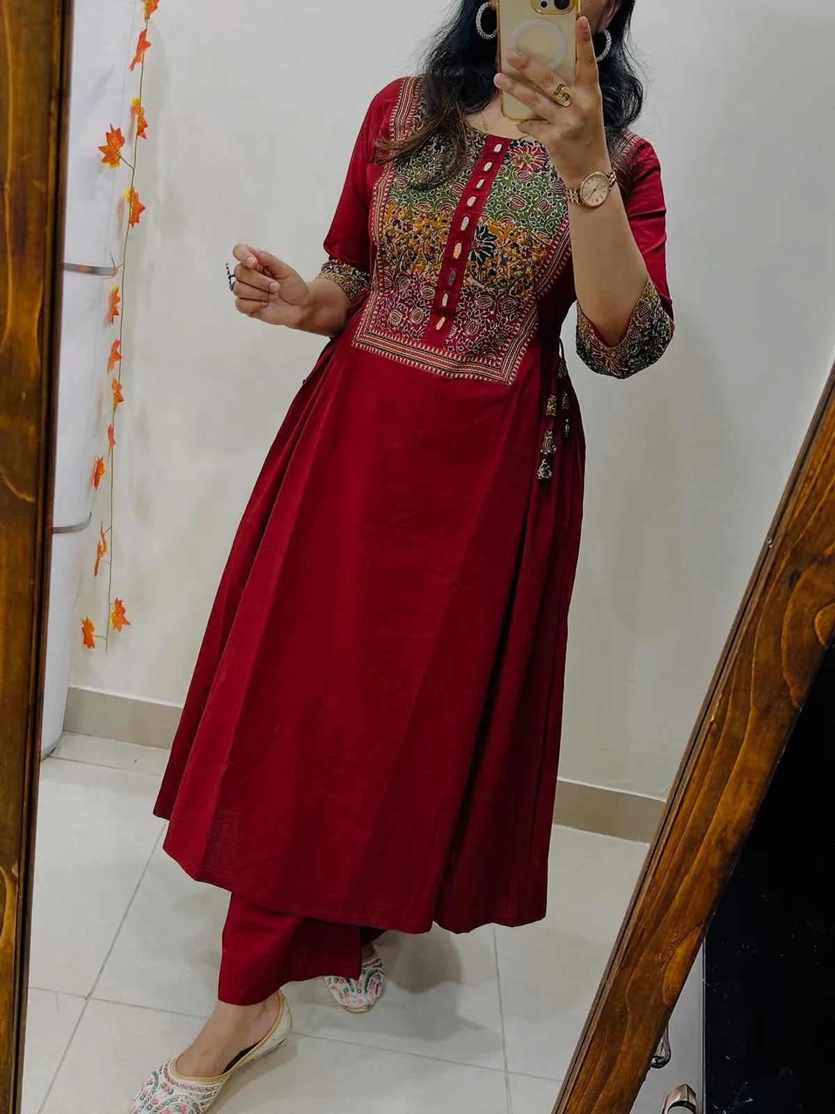 Designer Heavy Kurti Palazzo Set in Premium Cotton Fabric