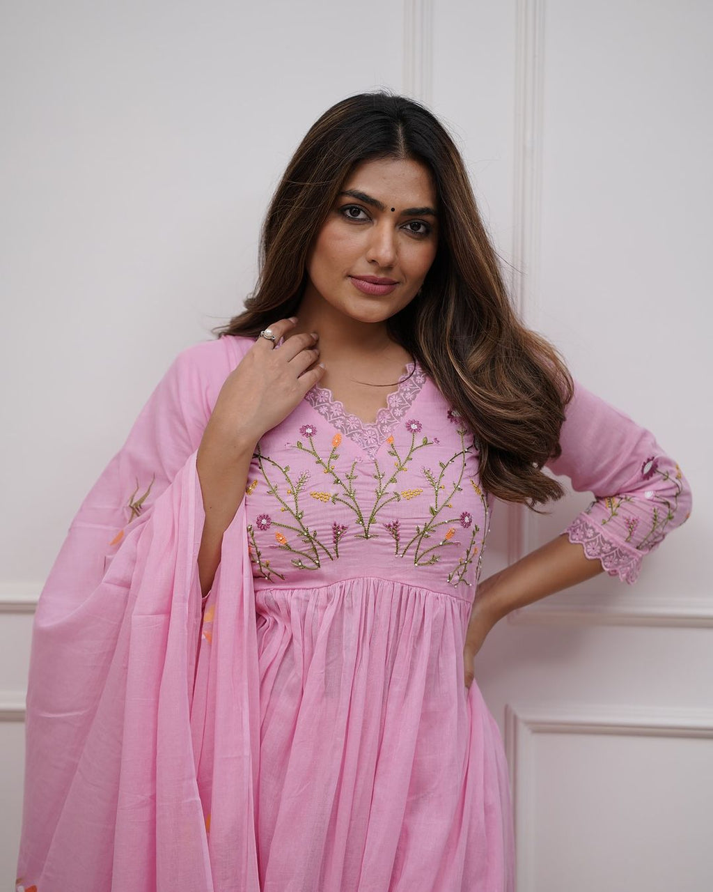 Look Beautiful And Elegant In Our Best Cotton Suit Set.